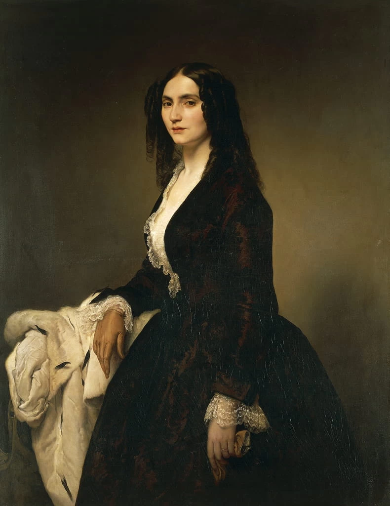 Ritratto di Matilde Juva Branca - 1851, Galleria d'Arte Moderna, Milano